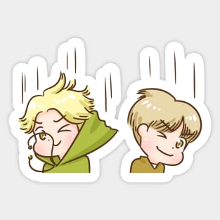 Jimin & Taehyung Run BTS Sticker